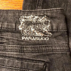 Parasuco Straight Leg Low Rise Black Jeans 32